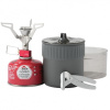 MSR PocketRocket 2 Mini Stove Kit je ultraľahká a kompaktná sada na varenie pre jednu osobu, ideálna pre náročných cestovateľov, ktorí riešia každý gram váhy a Šedá