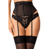 Podväzkový pás Obsessive Serena Love garter belt - výpredaj Farba: Čierna, Veľkosť: XS/S