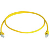 Telegärtner 100009132 RJ45 sieťové káble, prepojovacie káble CAT 6A S/FTP 25.00 m žltá samozhášavý, bez halogénov, UL certifikácia 1 ks; 100009132
