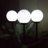 Solárne svietidlá - Solárna záhradná lampa GB123 Biela Ball (Solárne svietidlá - Solárna záhradná lampa GB123 Biela Ball)