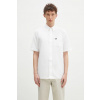 Bavlnená košeľa Fred Perry pánska, biela farba, regular, s golierom button-down, M8730.100