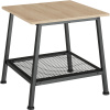 tectake 404268 odkladací stolík bedford 45,5x45x47cm - industrial svetlé drevo, dub sonoma