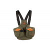 Firedog Dummyvesta Trainer pre deti 122-128 khaki/oranžová