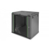 DIGITUS Digitus DN-19 12-U-EC-SW rack 12U Nástenný regál Čierna (DN-19 12-U-EC-SW)