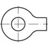 podložka plochá s lalokom 23 mm ocel glavanizované zinkom 100 ks TOOLCRAFT 104596; 104596