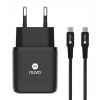 NUVO sieťová nabíjačka Power Delivery s USB-C káblom