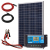 Solárny panel Ďalší 11100 100 v solárnej batérii pre menič (Solárny panel solárny batéria 100 W 12V regulátor)