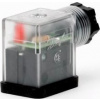 Danfoss Zásuvka 2+PE 16A 230V AC/DC M20 IP65 s LED pro BB cívky 042N0265