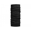 SOLID BLACK Tenká Merino šatka BUFF BUFF