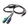 ATEN UC-10KM USB konvertor na 2xPS/2 kl.+myš, kabelový