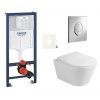 Siko Závěsný wc set do lehkých stěn / předstěnová montáž Glacera Ava GRSAVASA