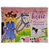 FONI-BOOK Milujem kone maľovánky s nálepkami