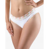 GINA Dámske bavlnené bokové brazilky | 16180P - biela maracuja, 46/48