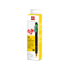 LEGO gélové pero s fialovou kvetinou čierne (LEGO53701)