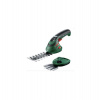 BOSCH Isio, souprava akumulátorových nůžek na keře a na trávu, 3,6 V, čepel 12 cm, brašna (0600833108)