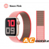 AC mobile Nylonový pásek pro APPLE WATCH 42/44/45 mm možnosti: Neon Pink