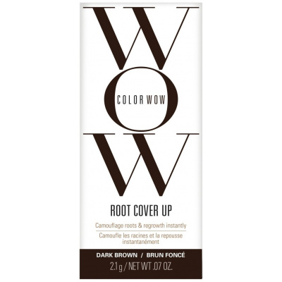 Color Wow Root Cover Up Dark Brown - Pudr na vlasy pro zakrytí odrostů tmavě hnědý 2,1 g