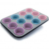Ibili Forma na 12 muffinů 39x27cm + 12 košíčků