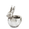 Kvetináč Veľkonočný Zajac Strieborný