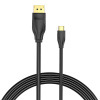 Kábel USB-C na DisplayPort 1.4 Vention CGYBG, 1,5 m, 8K 60Hz/4K 120Hz (čierny) 35115