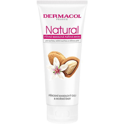 DERMACOL Natural Výživná mandľová pleťová maska 100 ml