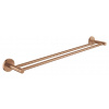Grohe Essentials - Dvojramenný držiak na uteráky, kefovaný Warm Sunset 40802DL1