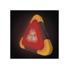 LED varovný trojúhelník, nabíjecí, COB LED+červená LED EMOS P45010