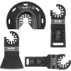 Multi-Tool-Set für Holz, Kunststoff, 4-teilig, Sägeblatt-Satz