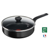 Tefal Simply Clean Red hlboká panvica + pokrievka 24 cm B5673253