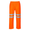 PORTWEST Kalhoty RT61 Hi-Vis, do pasu, prodyšné, nepromokavé, reflexní POR-RT61ORRL L Oranžová