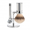 Mühle Mühle Traditional Shaving Set 3 Silvertip Badger, Steel