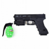 Airsoft - GLOCK 17 Policajná pištoľ 500 loptičiek zadarmo Laser (Airsoft - GLOCK 17 Policajná pištoľ 500 loptičiek zadarmo Laser)
