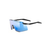 Slnečné okuliare UVEX pace stage CV, black matt/mirror blue