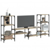 TV skříňka dub sonoma 206,5 x 28,5 x 95 cm kompozitní dřevo Hnědá 842482
