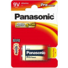 batéria 6f22 (9v) alkalická panasonic pro power 1ks / blister