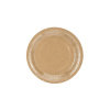 PartyDeco papierové taniere hnedé potiahnuté (6 ks)