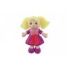 Teddies Bábika Culinka handrová s blond vlásky látka 32 cm