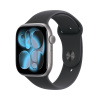 Apple Watch Series 11 GPS 42mm Space Grey Aluminium Case with Black Sport Band - M/L MEQX4WF/A