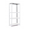 Policový regál Trestles RH 1800x1000x500, nosnosť 1400 kg, 4 police Farba: biela, Typ police: biela HDF 5 mm