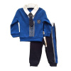 Teplaková súprava - Detský oblek 68 biely, čierny, námornícky modrý, modrý (Elegantná súprava pre chlapcov farby R.68 Iné)