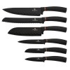 Sada nožov s nepriľnavým povrchom 6 ks Black Rose Collection BERLINGERHAUS BH-2337 - BERLINGERHAUS