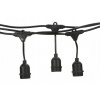 Vonkajšia dekoračná reťaz GIRLANDA - Garden Garland Black 15m, 15 Rámy na E27 (Vonkajšia dekoračná reťaz GIRLANDA - Garden Garland Black 15m, 15 Rámy na E27)