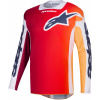 dres RACER PORTL, ALPINESTARS (červená/oranžová/světle šedá, vel. XL)