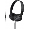 SONY stereo sluchátka MDR-ZX110AP, černá