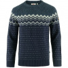 Fjällräven Övik Knit Sweater M, Veľkosť L, Farba DARK NAVY-MOUNTAIN BLUE
