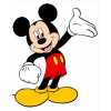 CUKROVÁ TLAČ jedlý obrázok na tortu Cukrová hmota Myšiak Mickey Pluto Donald 52
