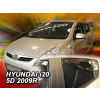 Deflektory komplet 4 ks pre HYUNDAI i20, 2008-14