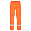 PORTWEST Portwest FR401 Nehorľavé nohavice Bizflame Plus Oranžová, XL