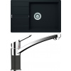 Set Schock S19-5 (dřez Manhattan D-100LS Onyx + baterie SC-90 Onyx)