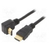 Cable HDMI 2.0 HDMI plug,HDMI plug 90° PVC 3m black 30AWG